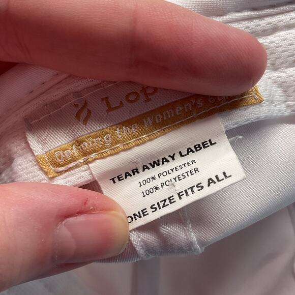 Lopez Brand Nancy Lopez Womens Golf Hat Autographed by Nancy Lopez 2019 White - Picture 11 of 12